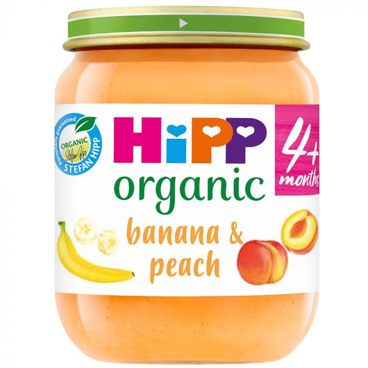 HiPP Banana Peach Organic Milk & Cereal - 250 G