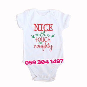 Baby Bodysuit (Nice With A Touch OF Naughty) - Kyemen Baby Online