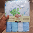 Load image into Gallery viewer, Hooded Towel With 4 Mouth Towels - Kyemen Baby Online
