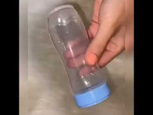 Load and play video in Gallery viewer, Baby Bottle With Silicone Spoon / Squeeze Feeder (Dr. Annie's) 120ml
