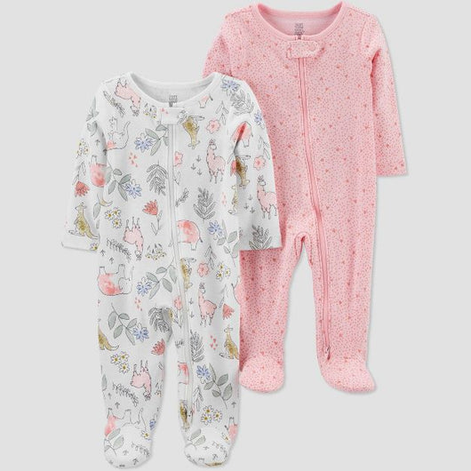 Baby Sleep Suit CartersZipper (2 pcs) - Kyemen Baby Online