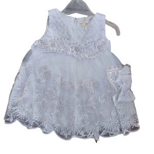 Baby Girl Christening Dress (Beaded With Accessories) - Kyemen Baby Online
