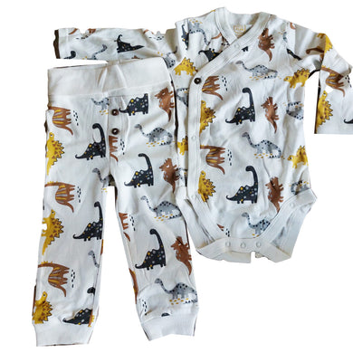 Baby Welcome Long Sleeve Bodysuit and Trousers Roar (Cool Club) - Kyemen Baby Online
