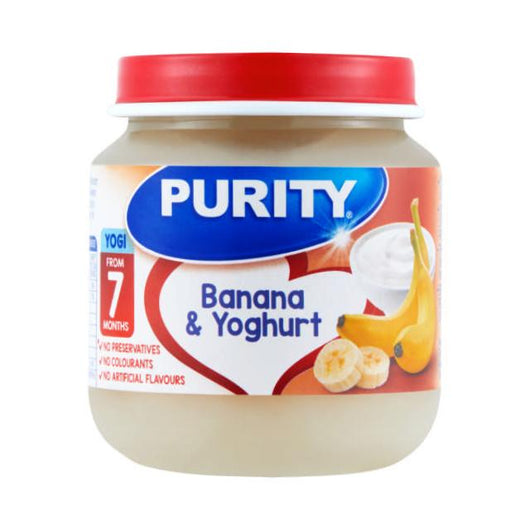 Purity Banana & Yogurt (6pcs) 7m+ - Kyemen Baby Online