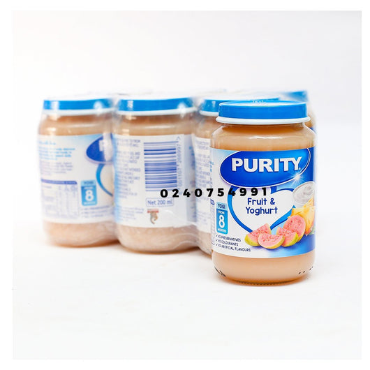 Purity Fruit & Yoghurt (6pcs) 8m+ - Kyemen Baby Online