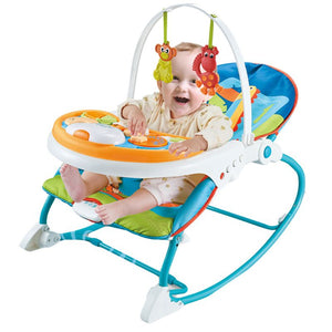 Baby Rocker and Dining Chair (Infant-to- toddler 3 in 1) Kehongsheng 8587 - Kyemen Baby Online