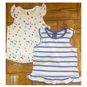Baby Girl Dress (Blue and White Mothercare) - Kyemen Baby Online