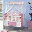 Load image into Gallery viewer, Baby White Wooden 2 in 1 cot With Drawer 699 Baby Bed/Baby Crib - Kyemen Baby Online
