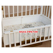 Load image into Gallery viewer, Baby White Wooden 2 in 1 cot With Drawer 699 Baby Bed/Baby Crib - Kyemen Baby Online
