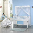 Load image into Gallery viewer, Baby White Wooden 2 in 1 cot With Drawer 699 Baby Bed/Baby Crib - Kyemen Baby Online
